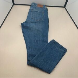 Madewell Womens Size 27 Jeans High-Rise Slim Boyjean Denim Lightly Distressed